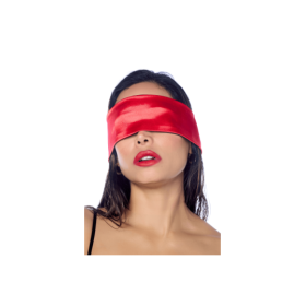Accessoire coquin en satin réversible noir & rouge 